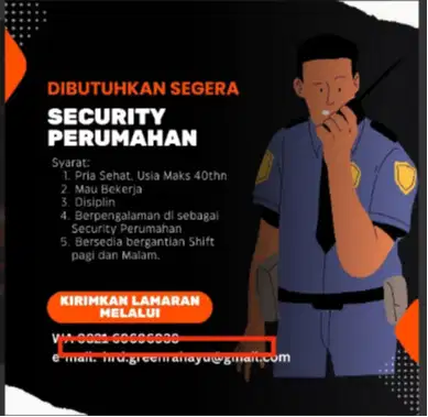 Dibutuhkan Security