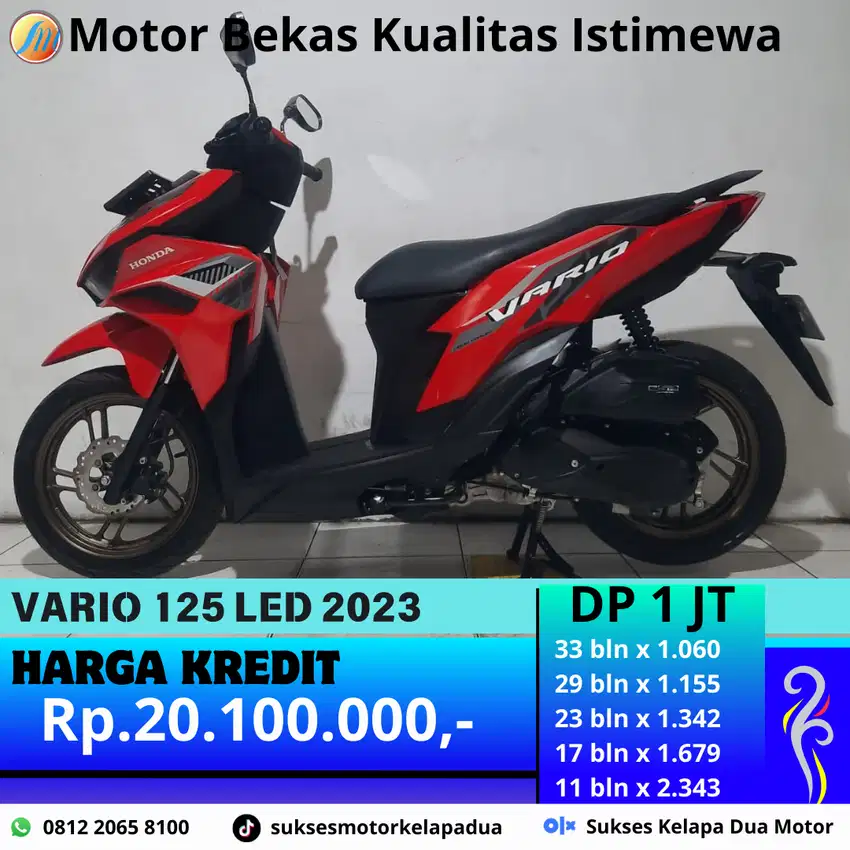 Honda Vario 125 CBS LED 2023 Cover Jabodetabek