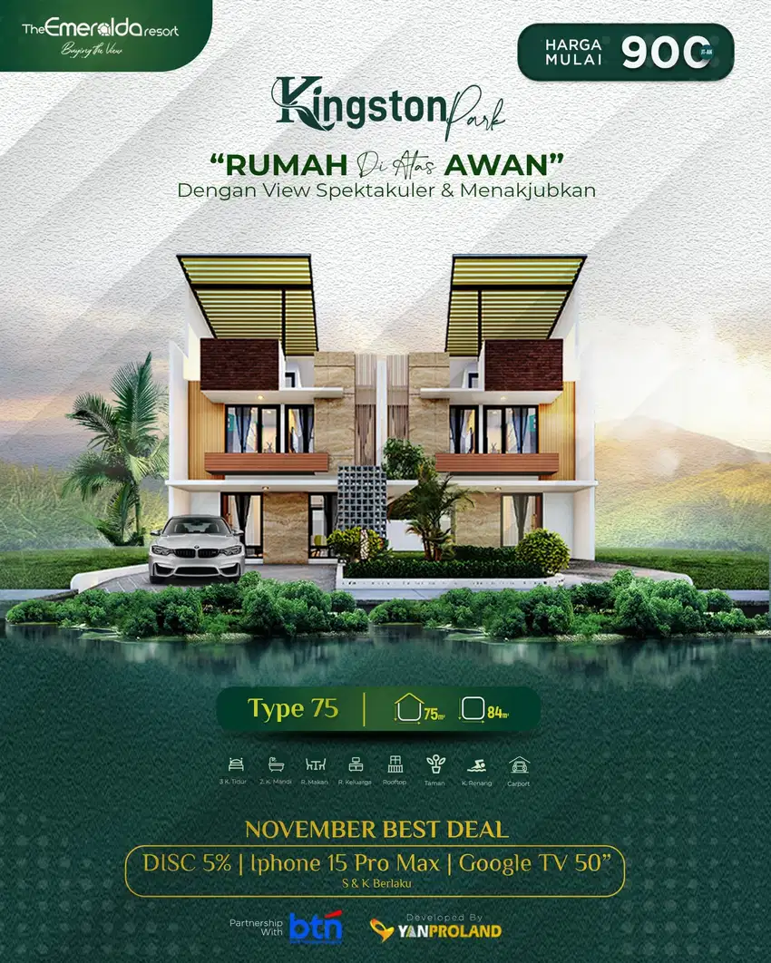 Rumah Mewah 900 Jutaan Di Bandung