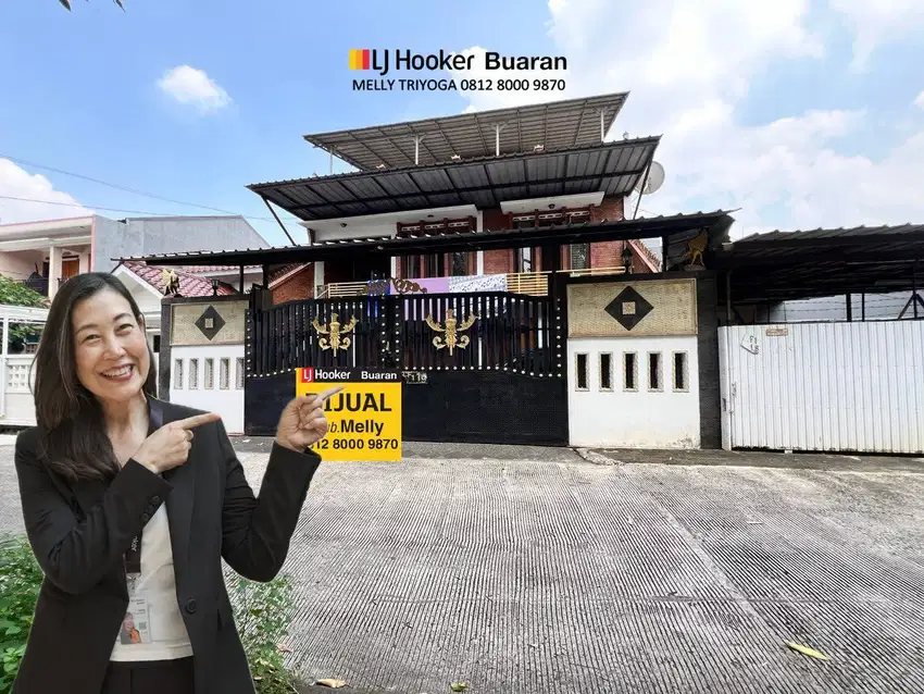 Tanah Dijual Bonus Bangunan Yang Luas Komplek Billymoon Pondok Kelapa