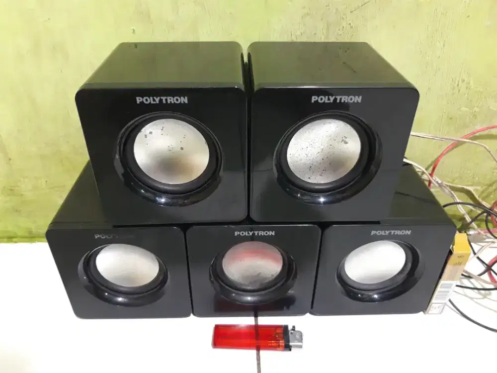 Speaker home theater polytron pasif 3 inch siap cek sound