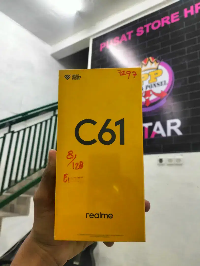 Promo handphone realme c61 paling rekomen buat gaming