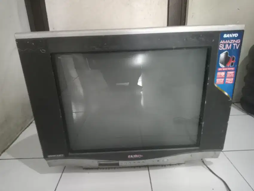 Jual TV Sanyo slim kondisi seadanya