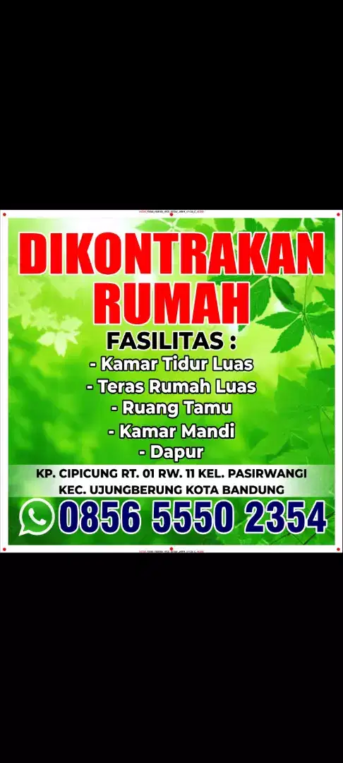 Disewa/kontrakan Rumah