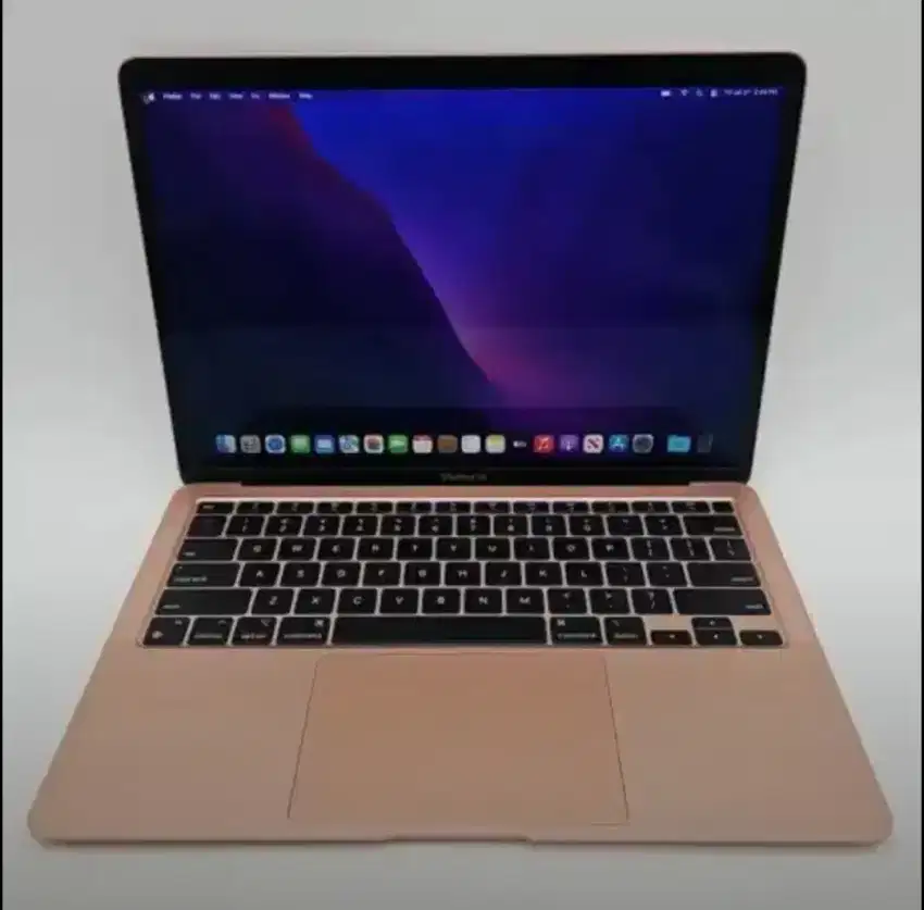 Macbook Air M1 Retina Gold Ram 8GB ssd 256Gb cc masih 31 sangat rendah