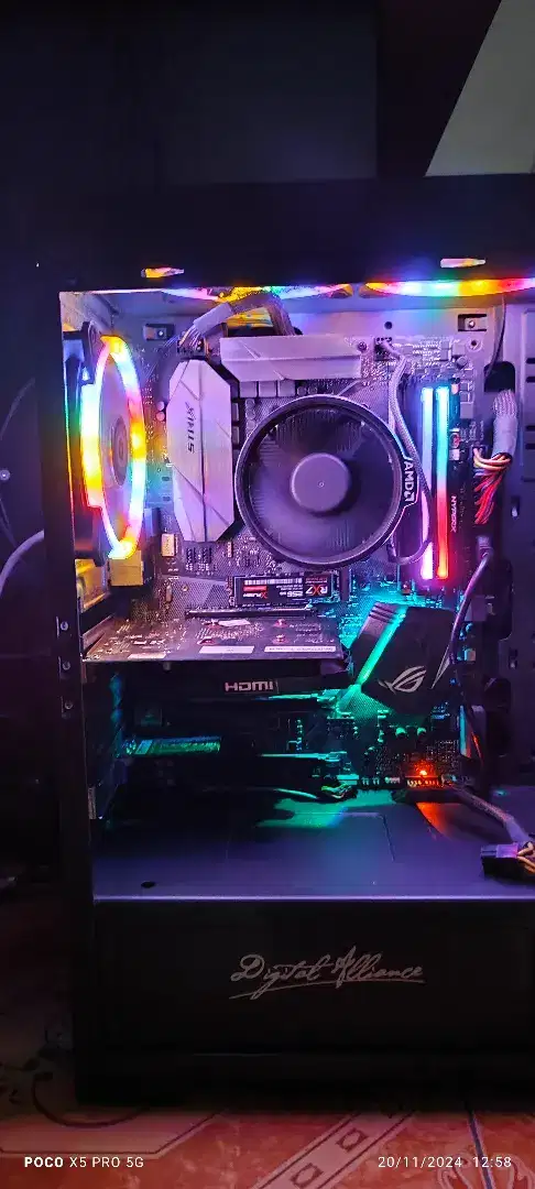 CPU Rakitan Gaming Second AMD Ryzen 1600 ROG B350F RGB