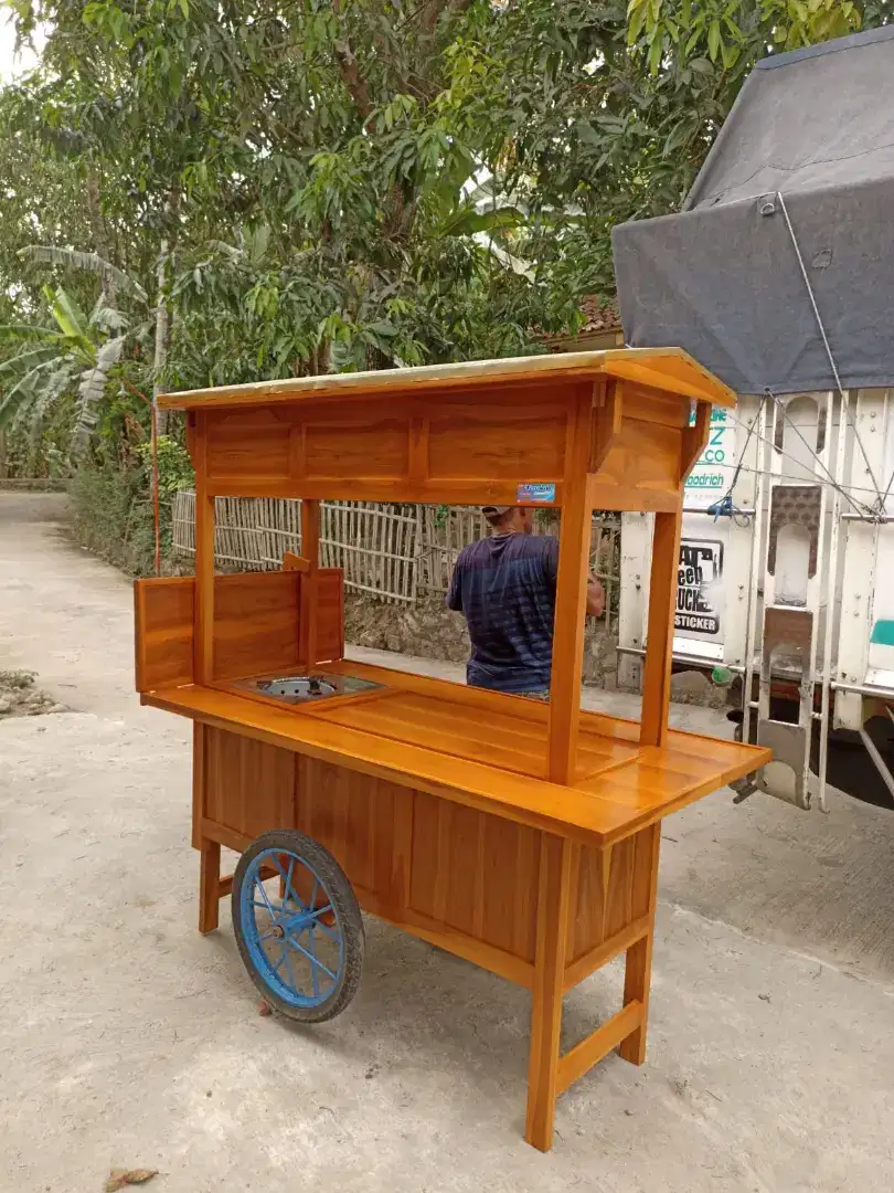 Gerobak Angkringan Bakso Mie Ayam PeceL Bubur Sate Martabak Ronde dlL