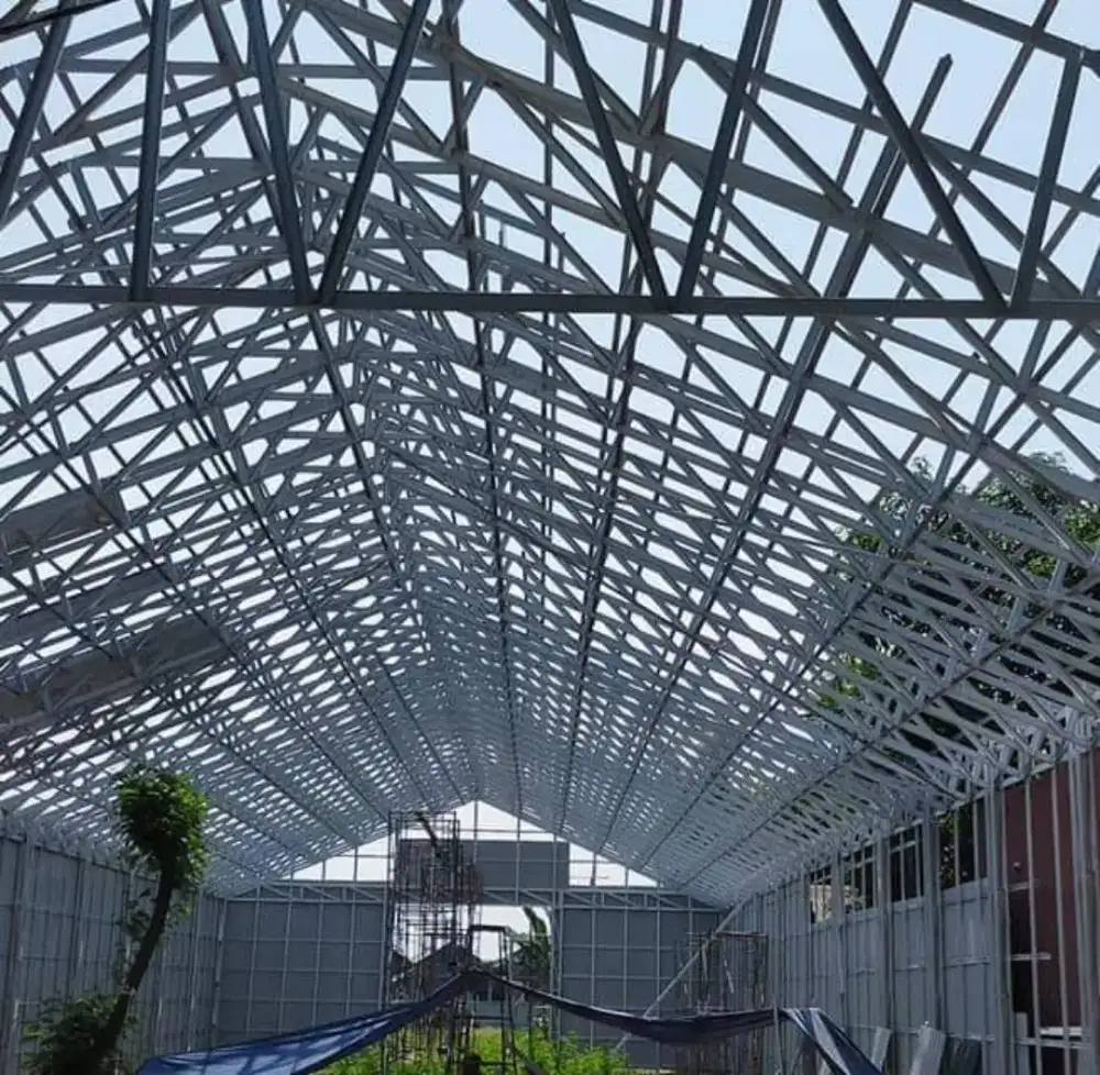 Gudang full kontruksi baja ringan,renovasi atap rumah pelaponPvceceran