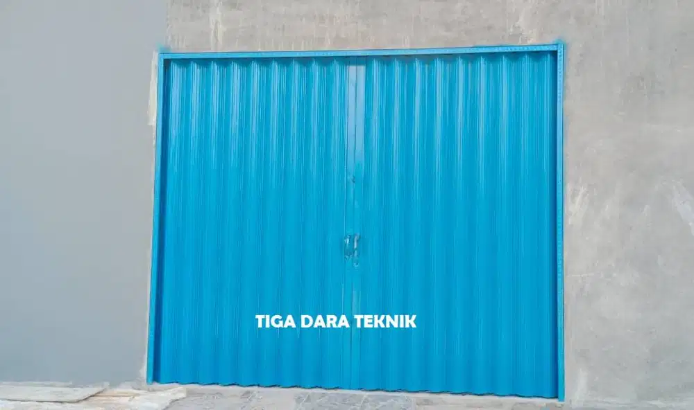 Ahli Service Dan Pasang Baru Pintu Toko  Folding Gate Tiga Dara Teknik