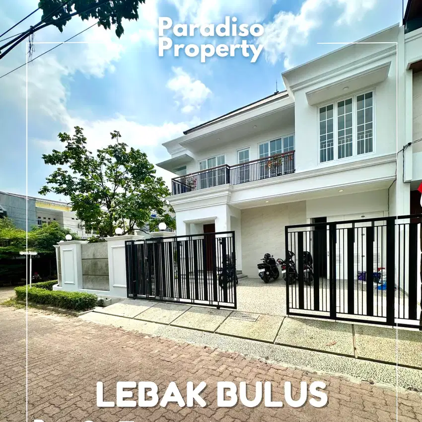 RUMAH MEWAH DALAM KOMPLEK ADIAKSA LEBAK BULUS