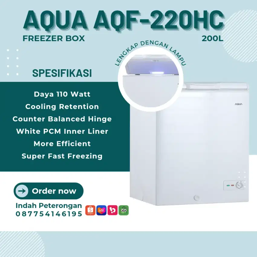 Freezer Box Aqua AQF-220HC