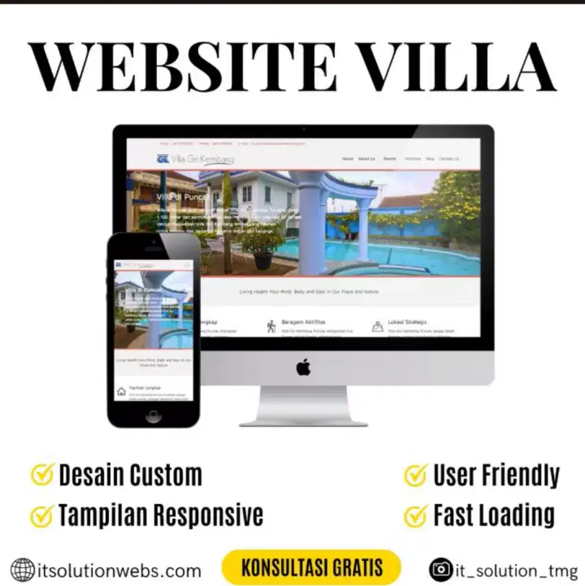 Website Villa: Dapatkan Lebih Banyak Pemesanan Website Profesional!