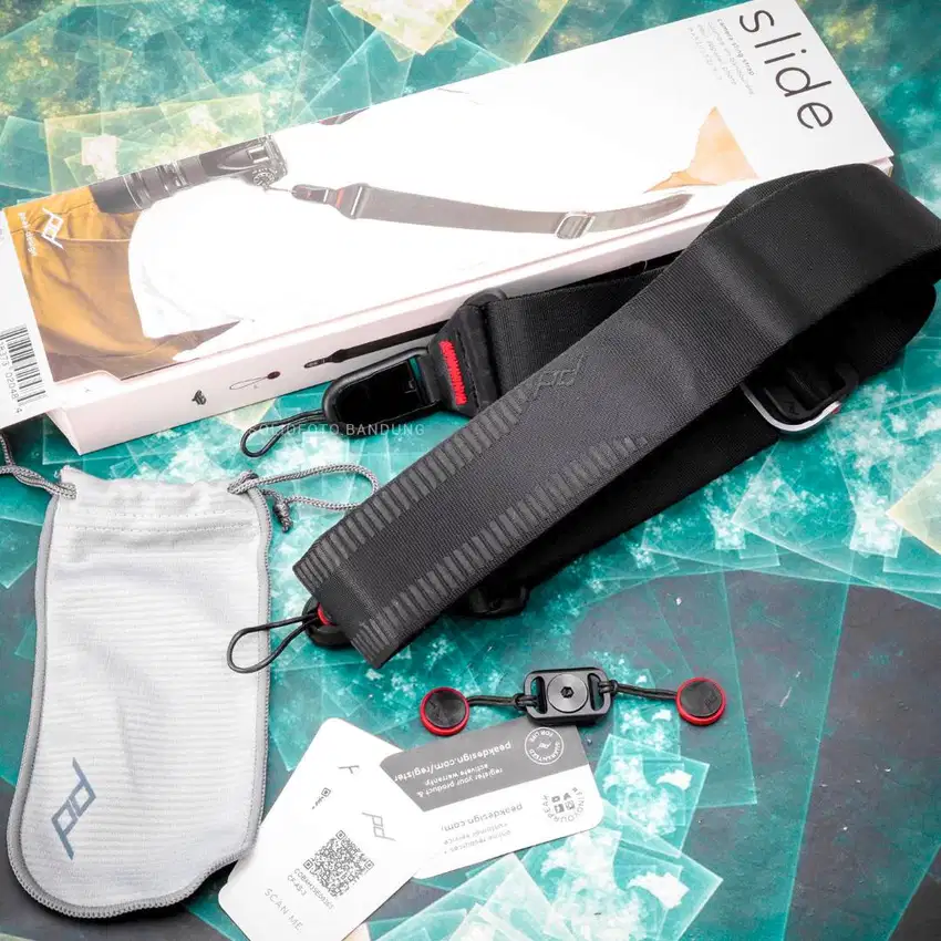 Peak Design Slide Camera Strap. FULLSET Mulus Sekali. Black SL-BK-3