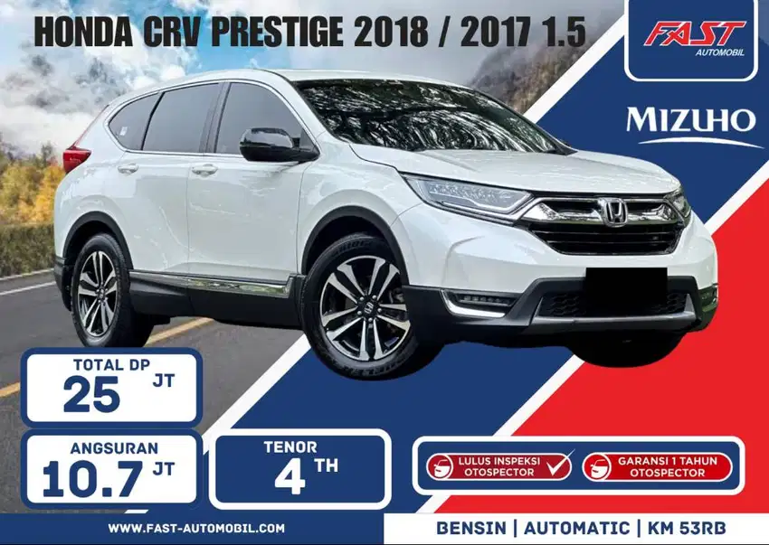 DP 25JT HONDA CRV PRESTIGE 2018/2017 1.5 TURBO PANOR LOW KM.53RB#F7ST