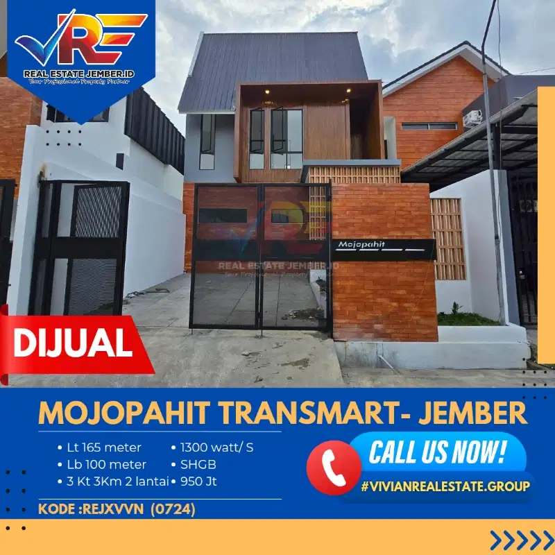 RUMAH BARU DI PERUM MOJOPAHIT SEMPUSARI JEMBER