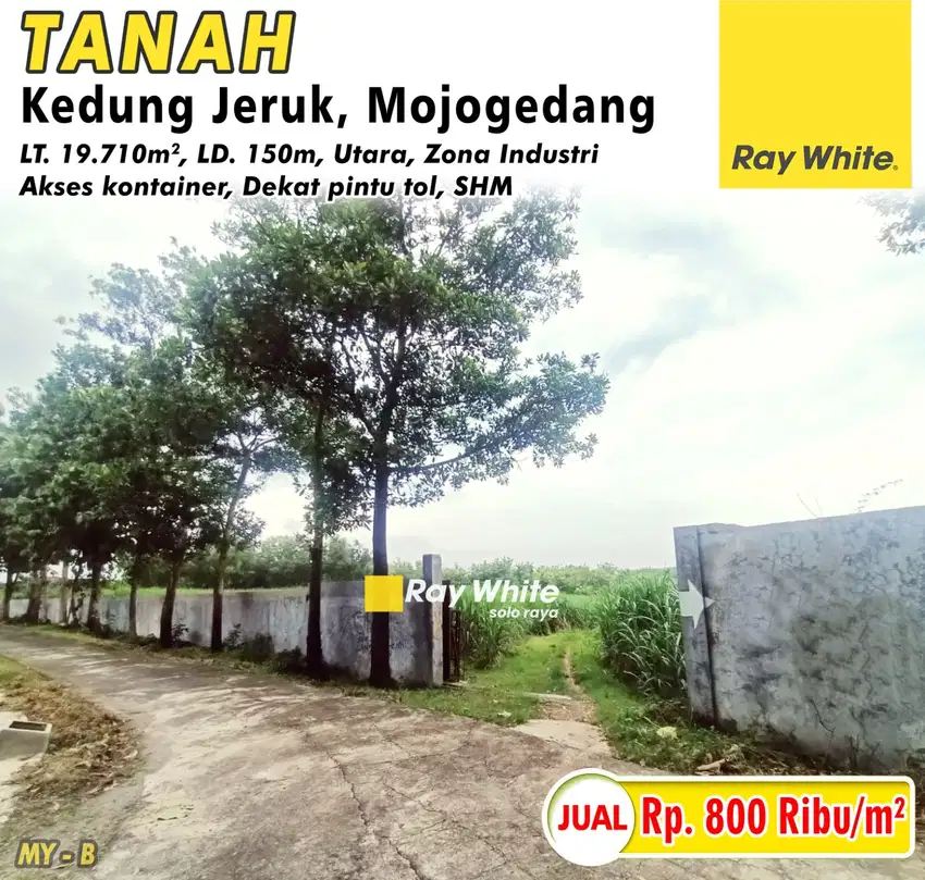 Dijual Tanah Kedung Jeruk, Mojogedang