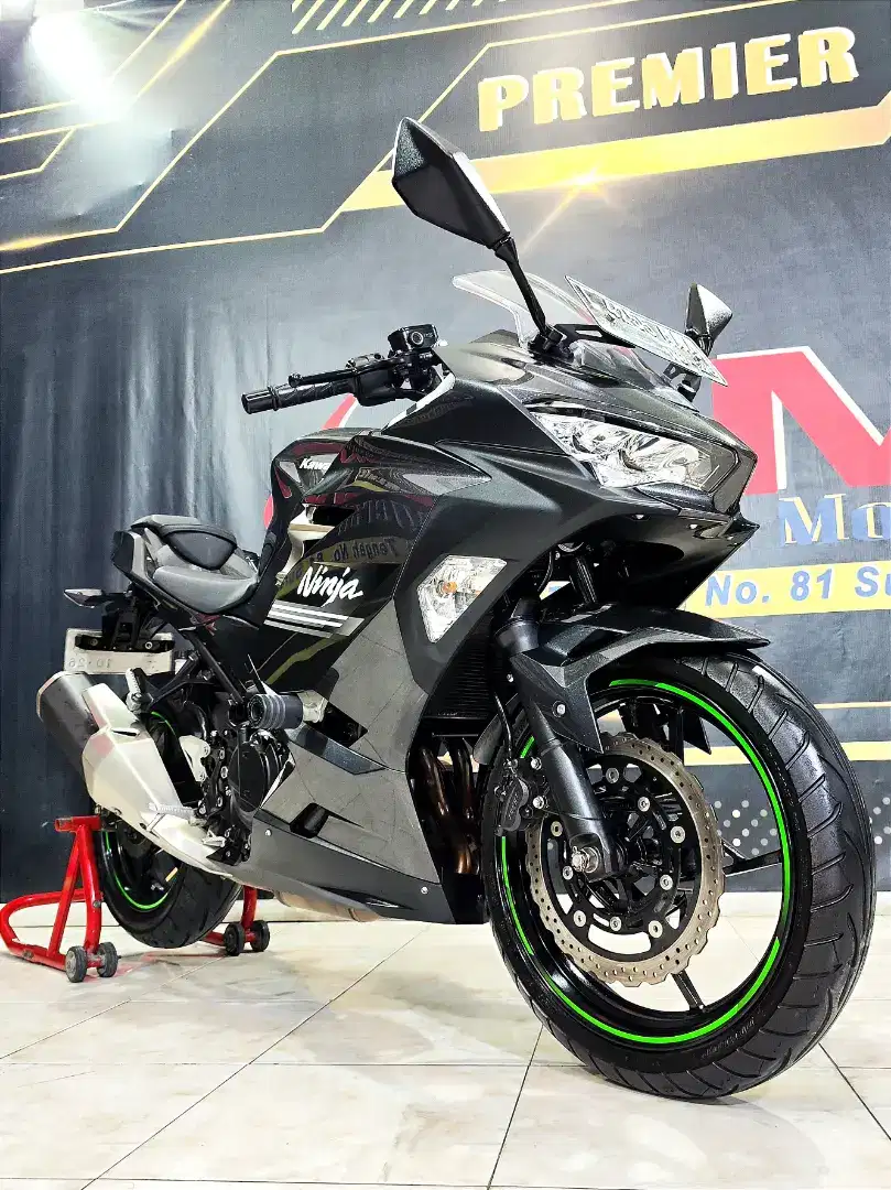 All-New Ninja 250cc black metalik 2021 km.8rb. Anugerah motor rungkut