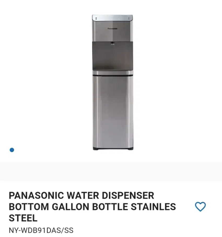 PANASONIC DISPENSER BOTTOM GALLON STAINLES STEEL