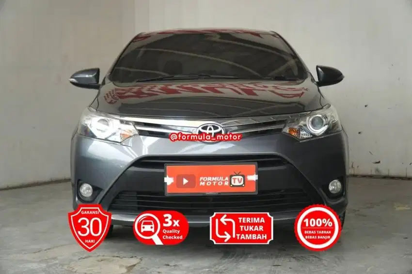 Toyota Vios 1.5 G manual MT 2015 abu abu grey DP minim 17 juta