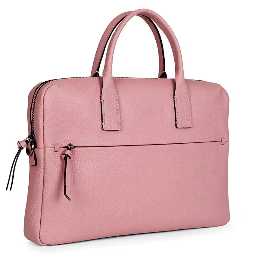 241122A Ecco Business SP Slim Genuine Leather Briefcase Bag Tas Laptop