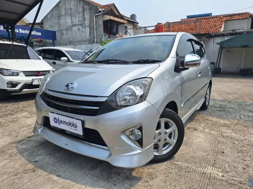 Low KM TDP 5,JT Toyota Agya 1.0 G TRD Sportivo Bensin-MT Silver 2017