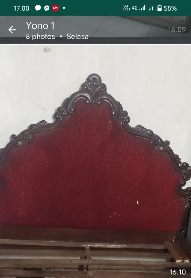 Jual tempat tidur jati