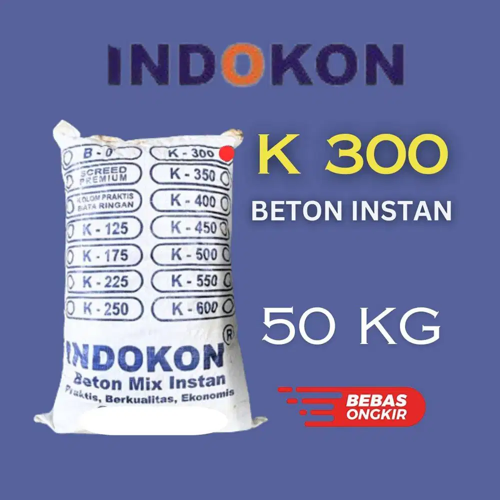 Beton INSTAN K 300 INSTAN INDOKON - Beton Siap Pakai