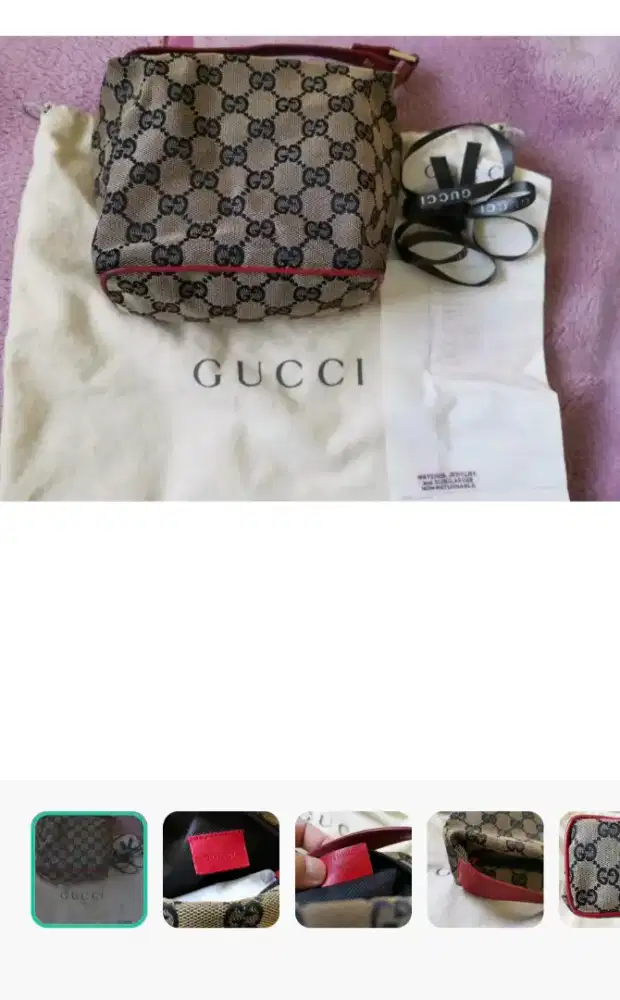 Dijual tas gucci original