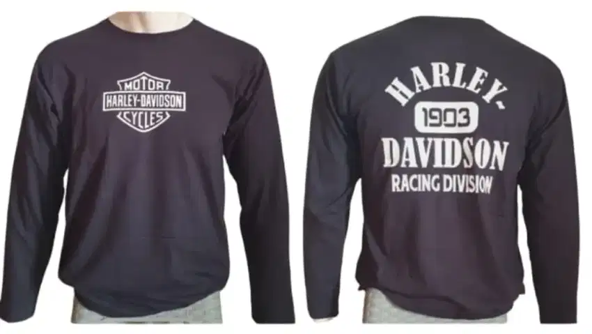 Kaos lengan panjang harley davidson keren