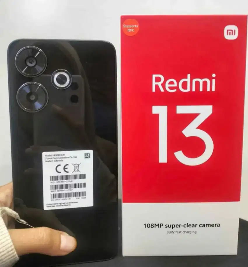 Xiaomi Redmi 13 4G BLack 8/128 Gb MuLus Fullset & Grs Xiomi 11 BuLan
