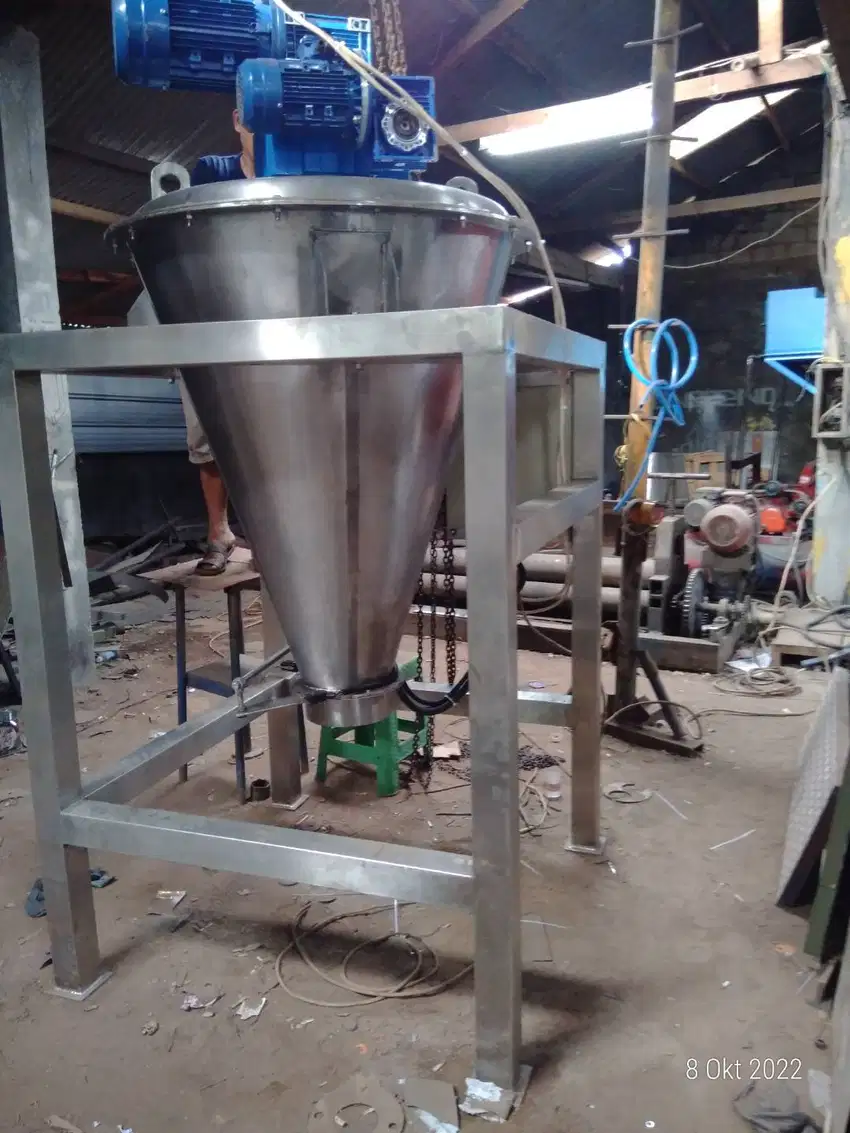CONE MIXER DOUBLE AUGER 100% LOKAL KONTEN BUATAN INDONESIA