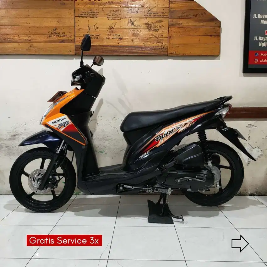 ~TAN Honda Beat FI Sporty CW 2013 plat panjang  mesin sehat