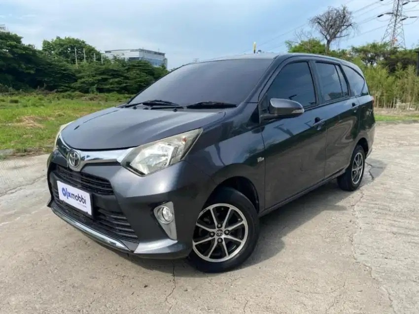 Low KM Toyota Calya 1.2 G Bensin-MT 2018 Abu-abu LIQ