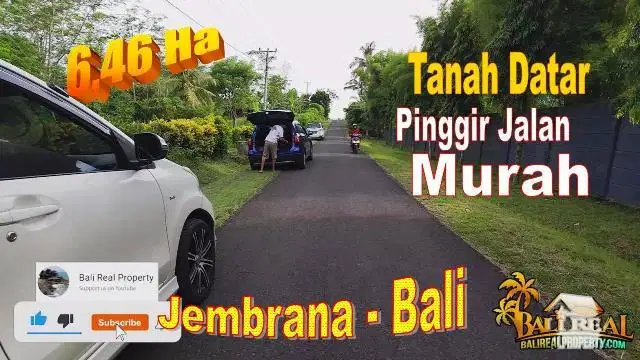 64.600 m2 Dijual MURAH Lahan Kering Siap Bangun di Jembrana