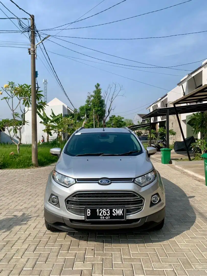 Ford Ecosport Titanium AT Silver 2014 Orisinil Istimewa Siap Pakai