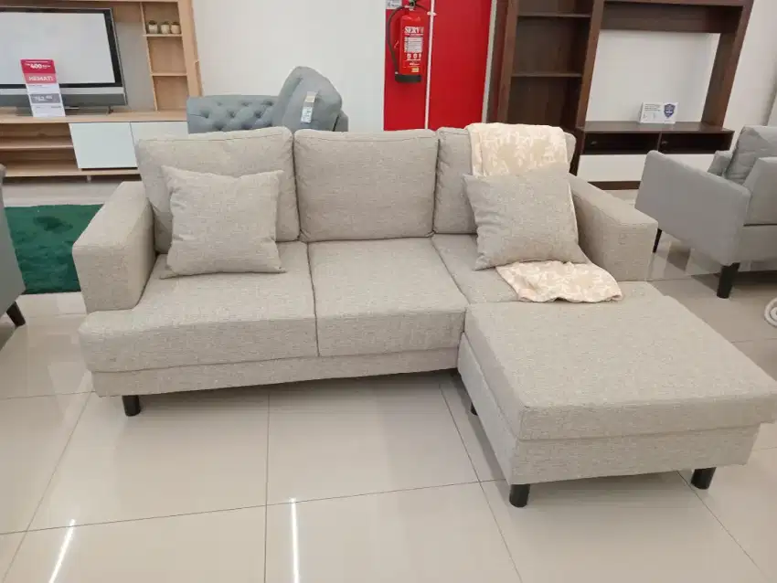 Sofa L murah bisa cicilan