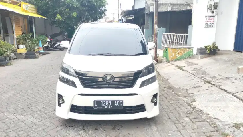 ( km74rb) Vellfire ZG premium Sound 2013 Tgn1 record Orisinil Istimewa