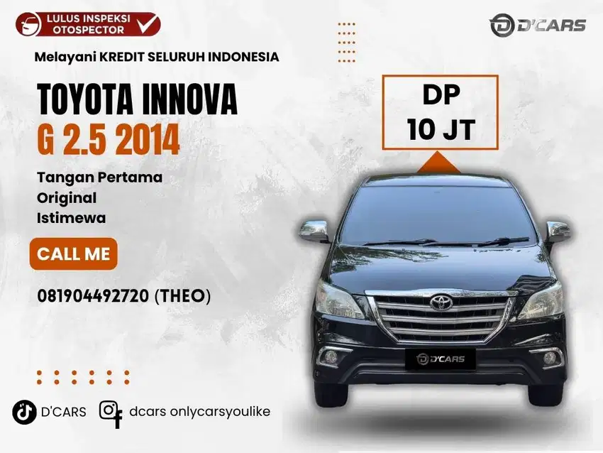 [DP:10JT] INNOVA 2.5 G 2014 AT TANGAN 1 ORIGINAL