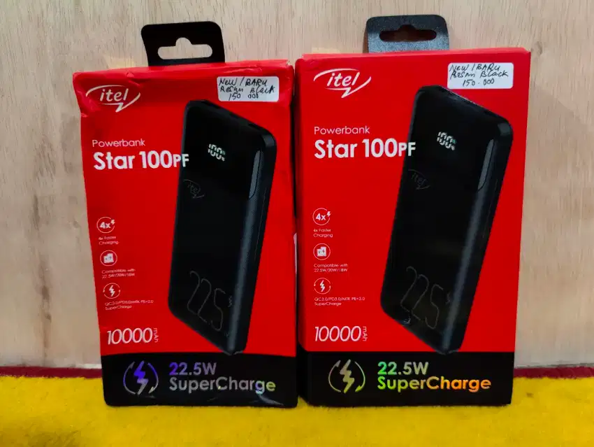 Itel PowerBank Star 100PF 10000mAh Black Baru