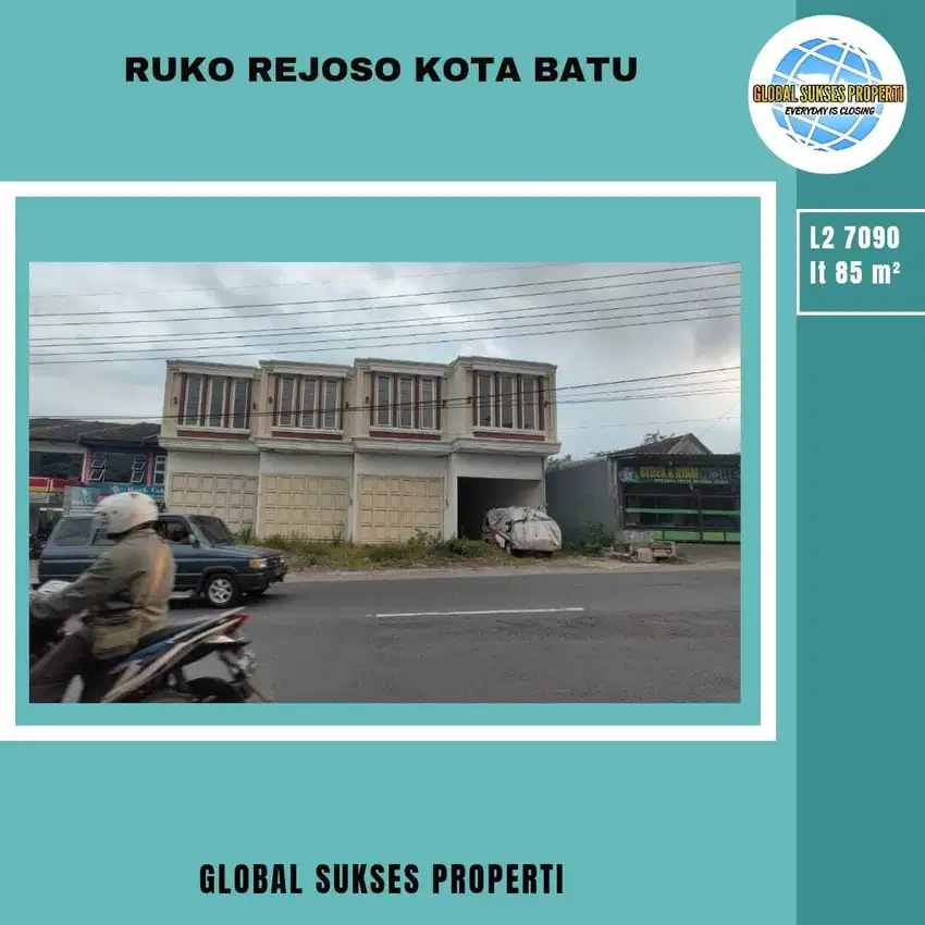 Ruko Super Strategis Baru Desain Modern Dekat Jatimpark Batu