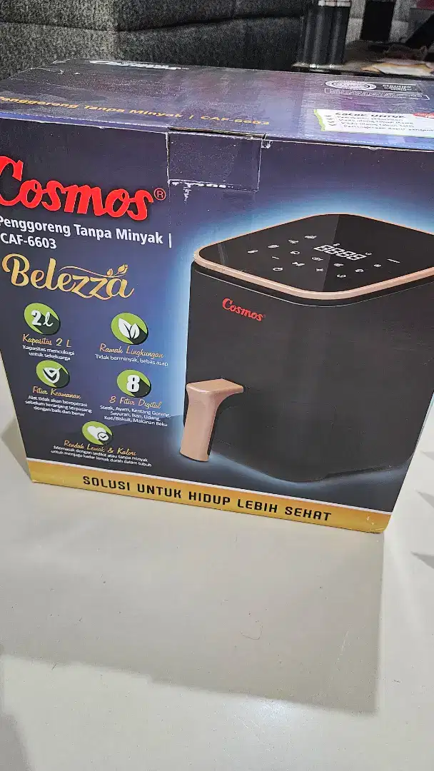 BNIB Air Fryer COSMOS penggoreng tanpa minyak belezza