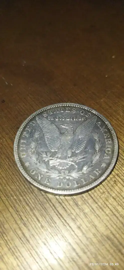 Uang Koin 1 US Dollar Tahun 1904