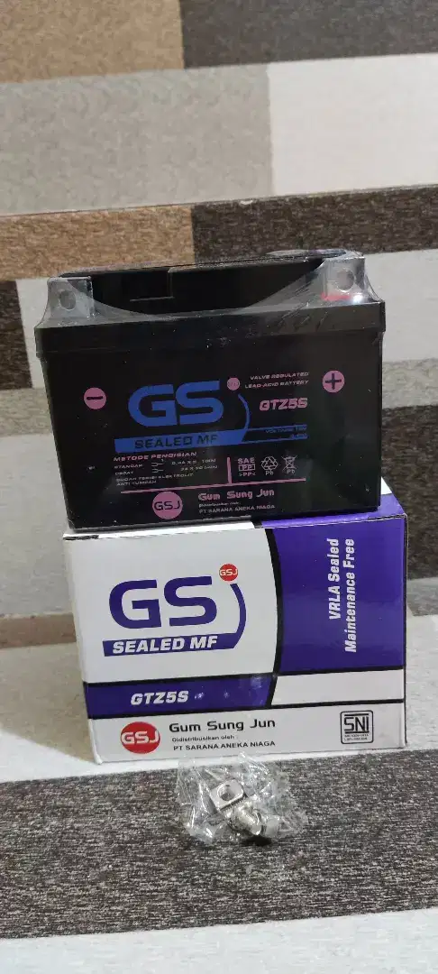 Aki motor GS gtz5s Garansi 1 bln