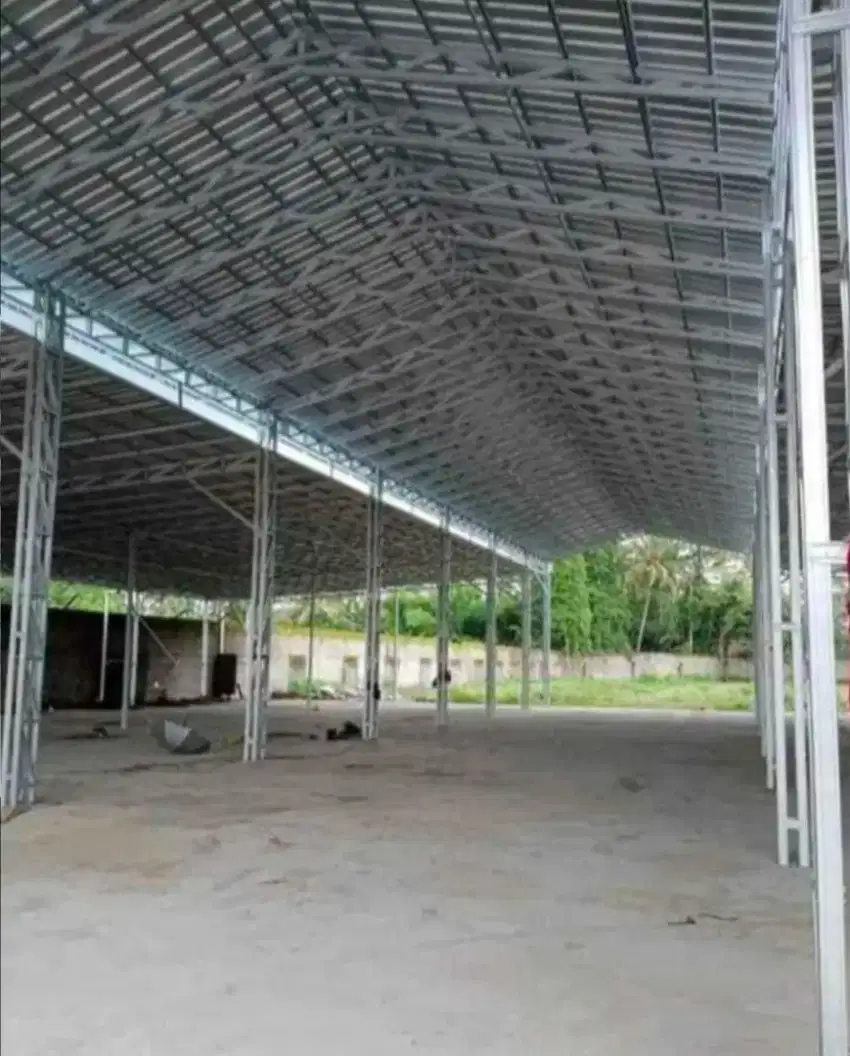 Pemasangan baja ringan, gudang, masjid, renovasi atap rumah, dll