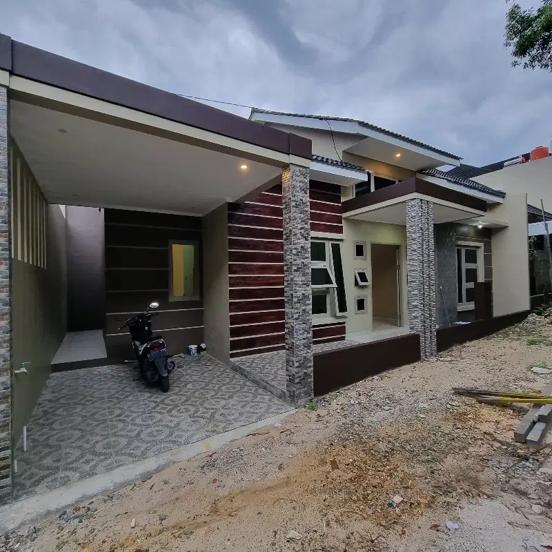 rumah baru minimalis 1 lantai di pgri