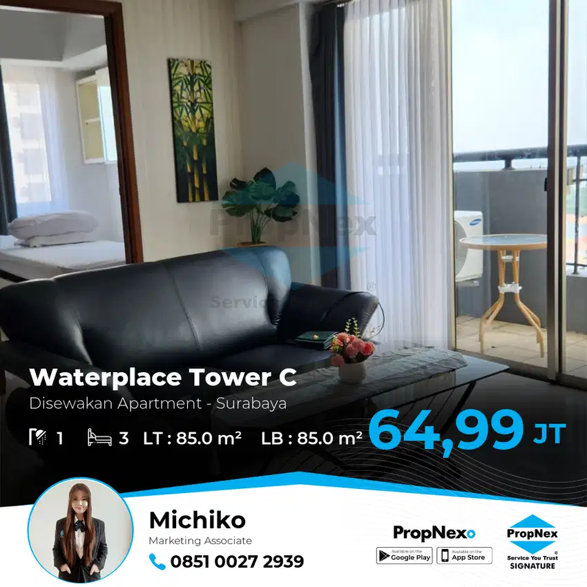 Di Sewakan Apartemen Waterplace tower C