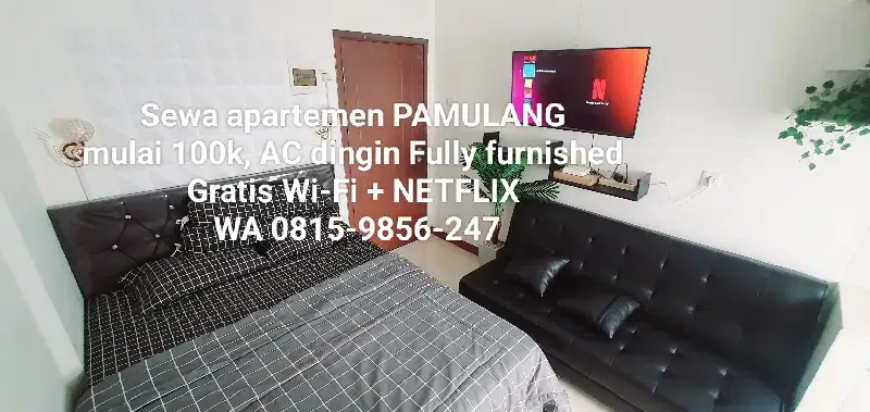 sewa kamar apartemen pamulang