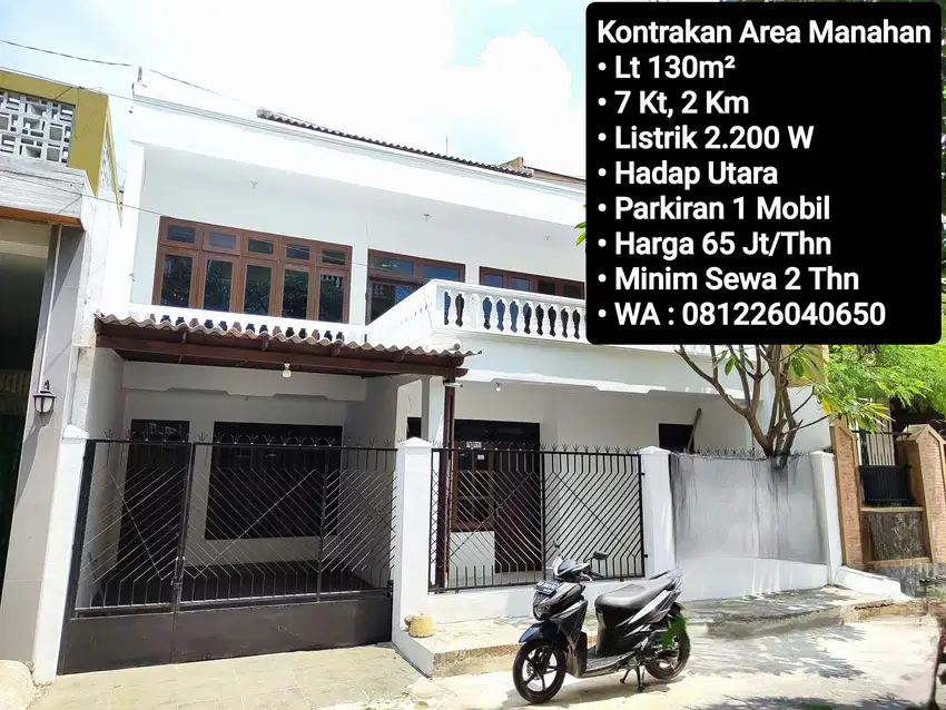 Kontrakan Area Dekat Manahan