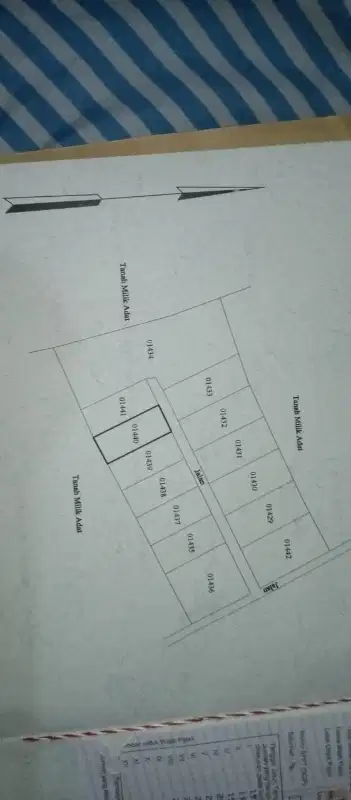 Di jual tanah 3 are di Batu Kumbung, Kec. Lingsa