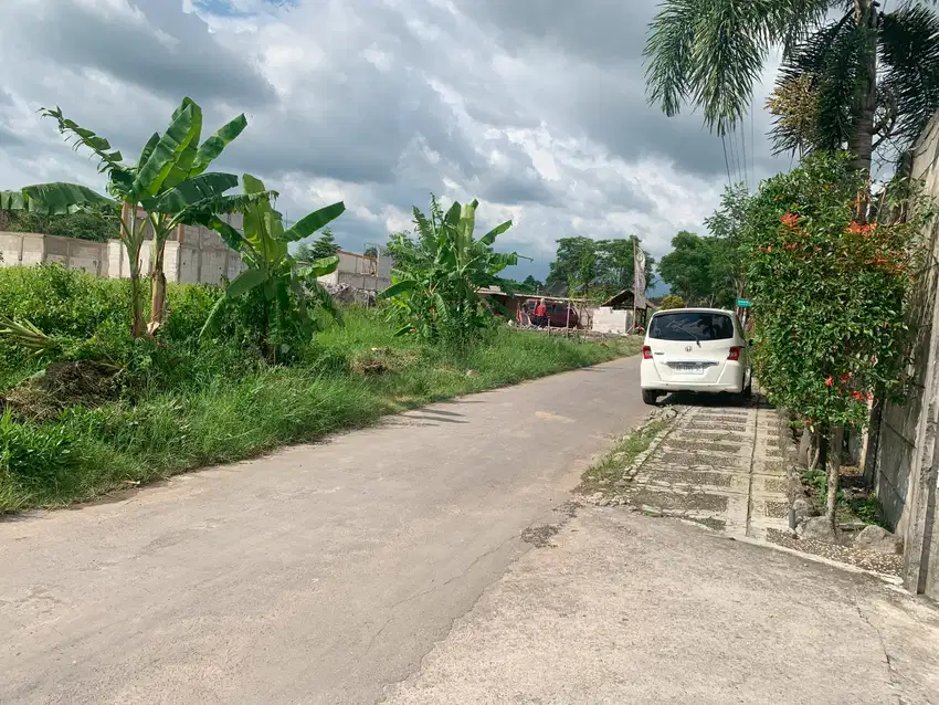 Tanah Murah Sleman dekat Masjid Suciati akses Jl Gito Gati view Sawah